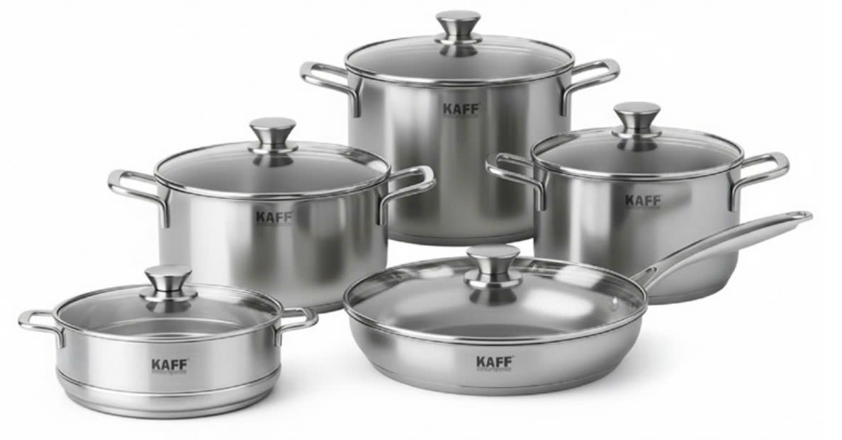 Bộ Nồi KAFF Inox 5 Món Cao Cấp KAFF KF-SU30405M